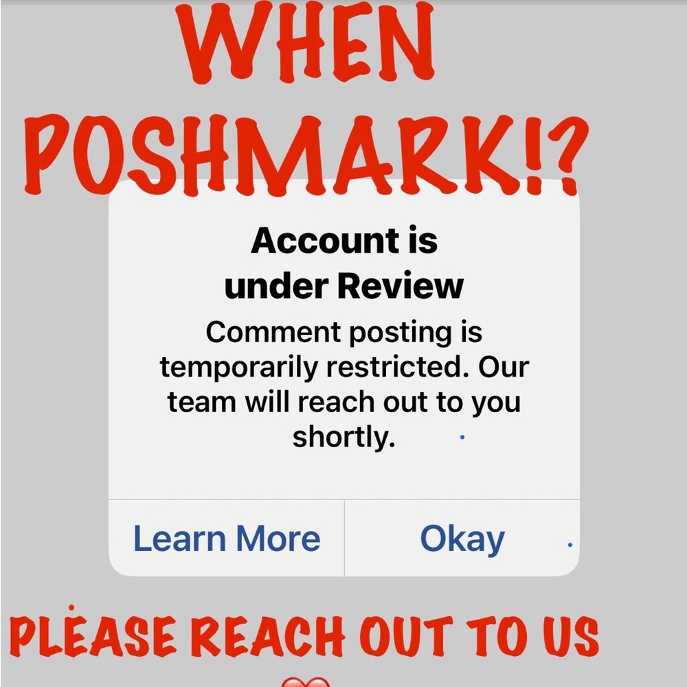 WE FEEL DEFAMED/DISCRIMINATED ❤️We will look for you on other platforms!